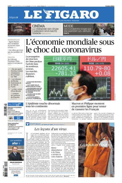 Le Figaro & 3 Supplément spécial Du Vendredi 28 Février 2020