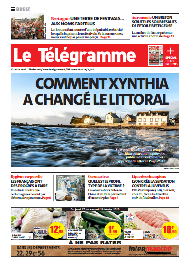 Le Télégramme (2 Editions) Du Jeudi 27 Février 2020