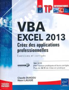 Henri Laugié, Claude Duigou, VBA Excel 2013