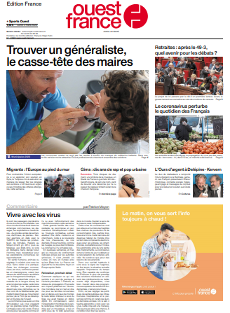 Ouest-France Édition France Du Lundi 2 Mars 2020