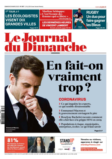 Le Journal Du Dimanche 8 Mars 2020