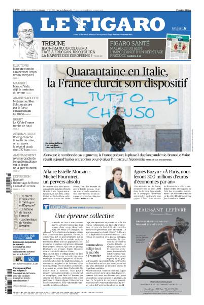 Le Figaro Du Lundi 9 Mars 2020