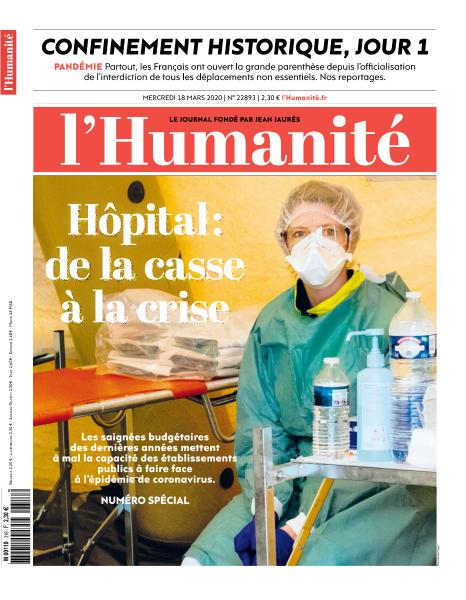 L'Humanité Du Mercredi 18 Mars 2020