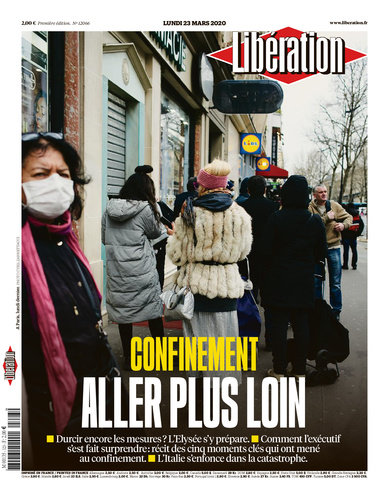 Libération Du Lundi 23 Mars 2020