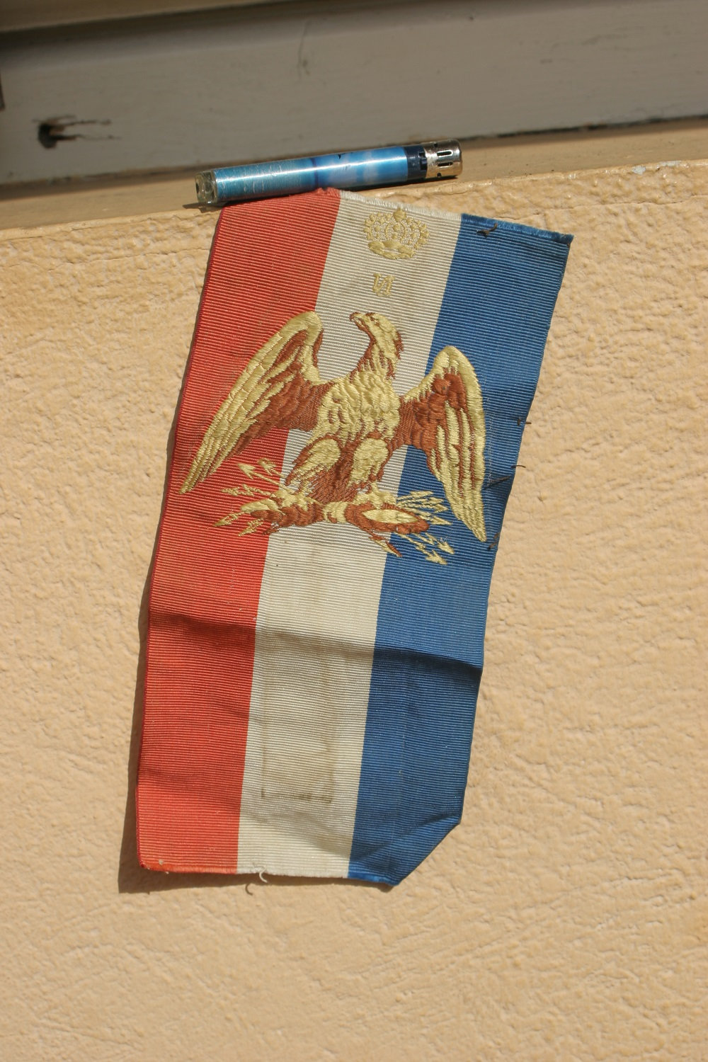 Ruban tricolore avec emblème Napoléon 1er  3xfw