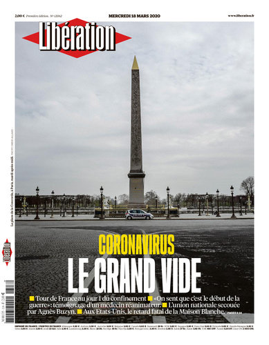 Libération Du Mercredi 18 Mars 2020
