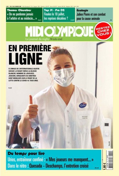 Midi Olympique Vert Du Vendredi 27 Mars 2020