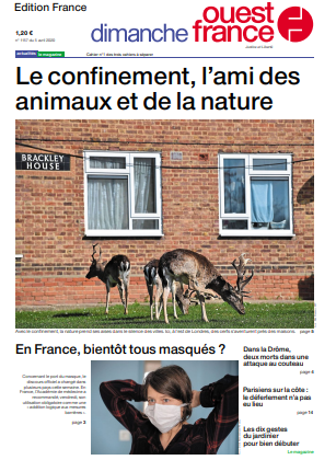 Ouest-France Édition France Du Dimanche 5 Avril 2020