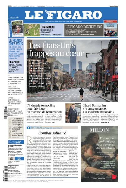 Le Figaro Du Mardi 31 Mars 2020