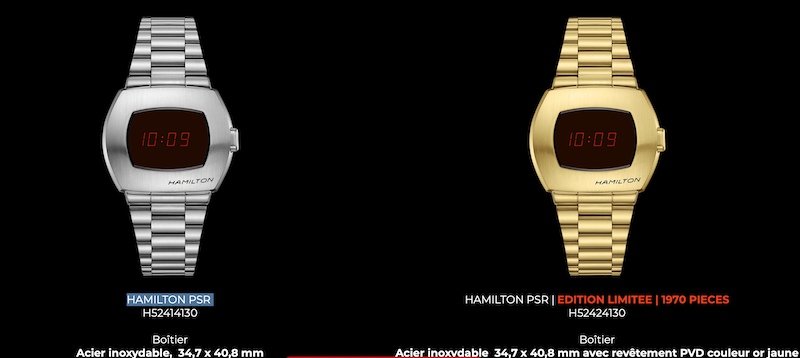 HAMILTON PSR [ Le design de la toute première montre numérique ] Xmgb