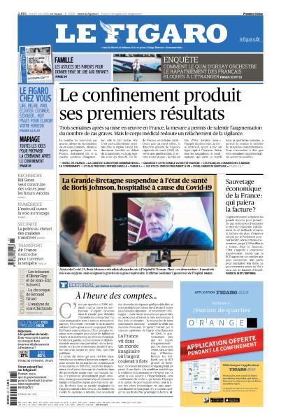 Le Figaro Du Mardi 7 Avril 2020
