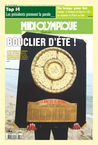 Midi Olympique Rouge Du Vendredi 17 Avril 2020