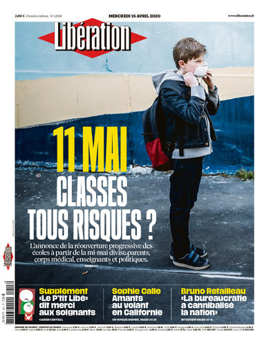 Libération Du Mercredi 15 Avril 2020