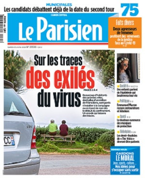 Le Parisien Du Samedi 25 Avril 2020