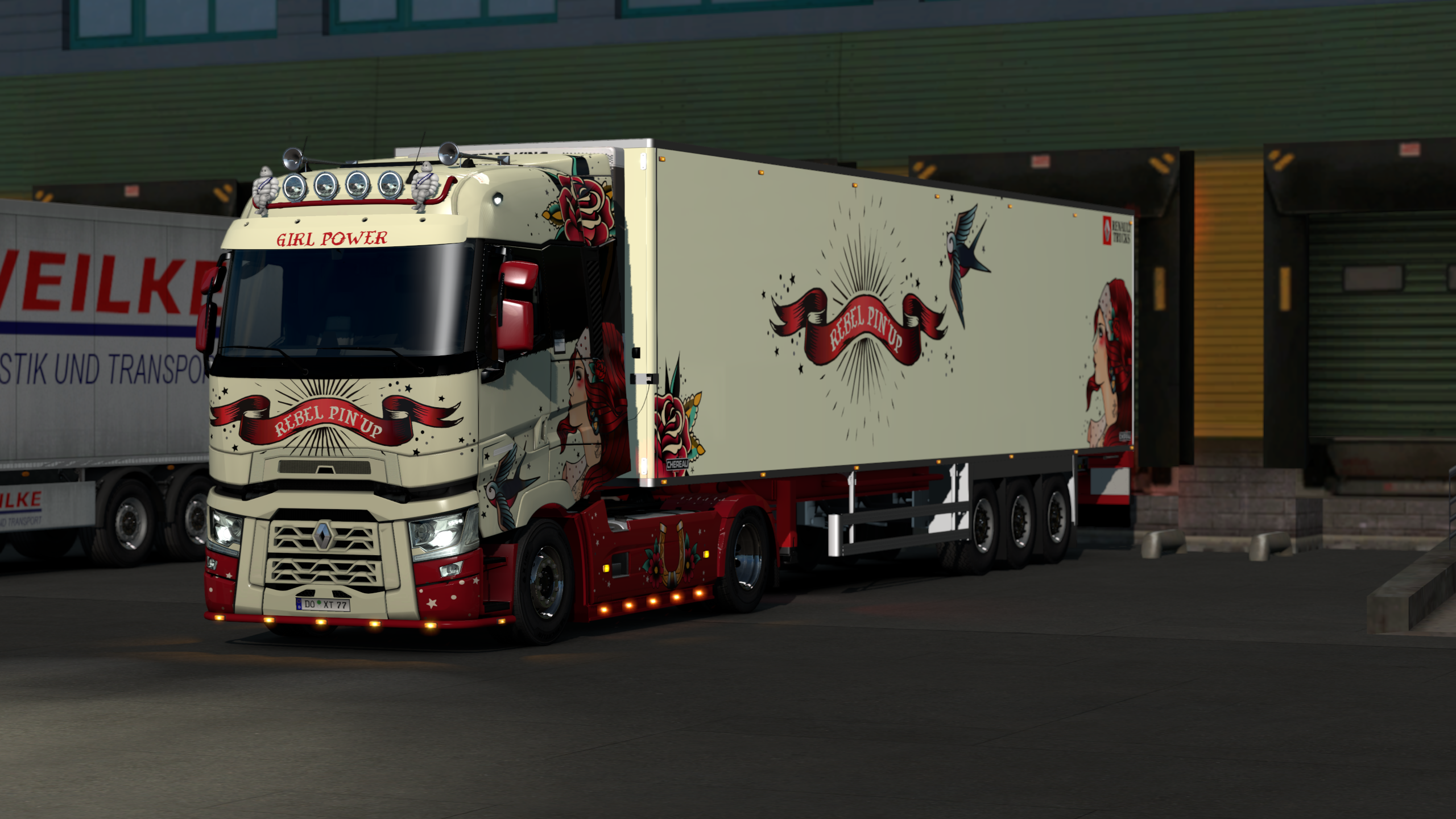 Skins Renault T High Scania S And Mp4 Scs Software