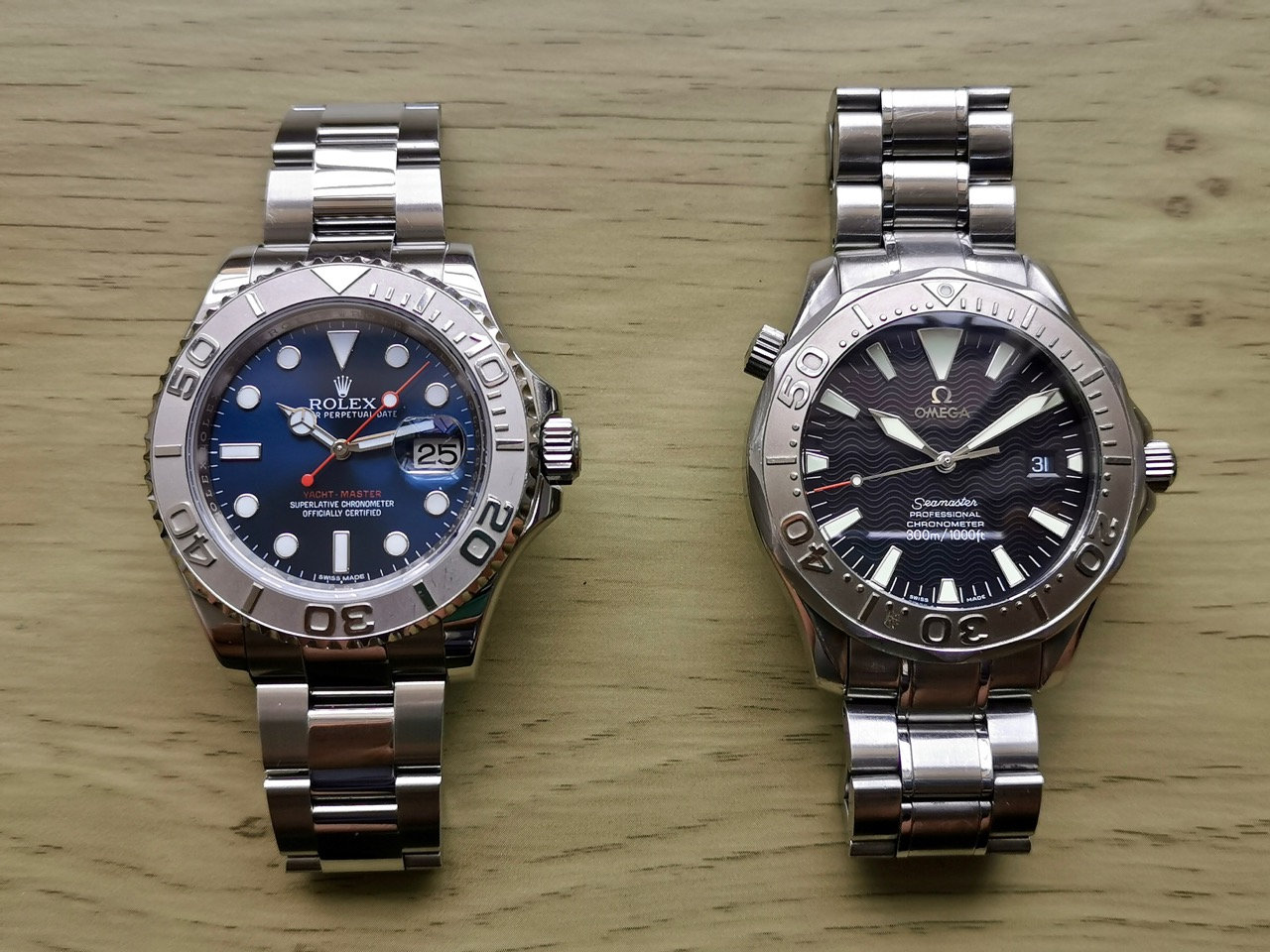 Omega Seamaster 2230.50 vs Rolex YM 116622: combat honnête ou massacre à venir ? G7ty