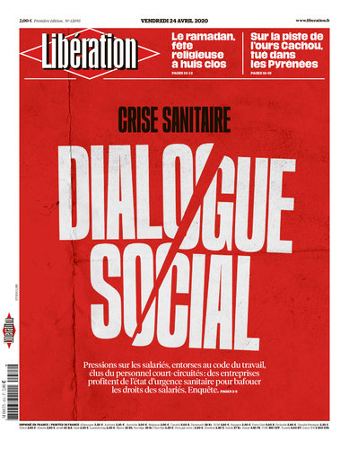  Libération Du Vendredi 24 Avril 2020