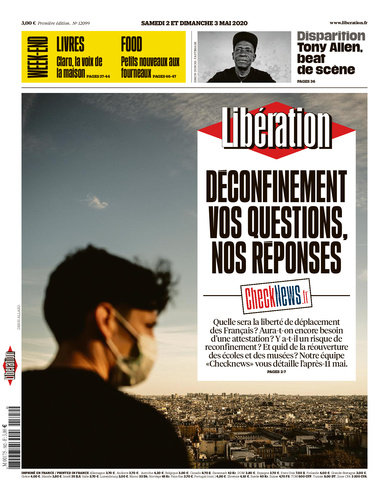 Libération Du Samedi 2 & Dimanche 3 Mai 2020