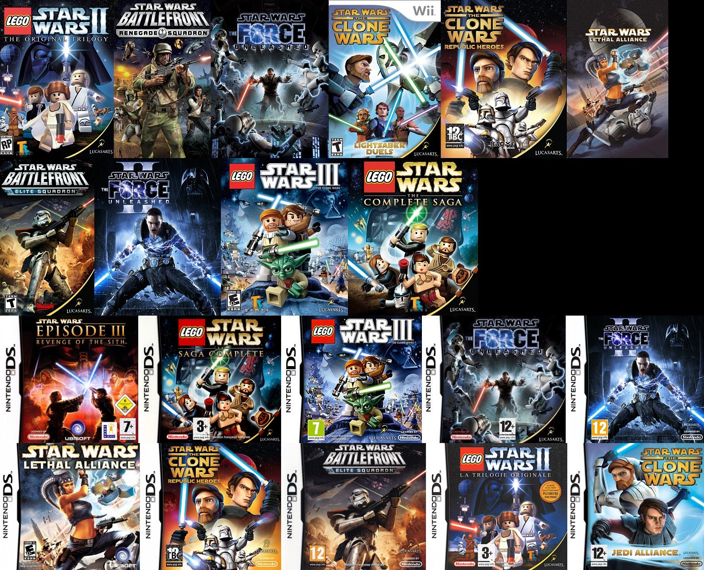 star wars games for ps3