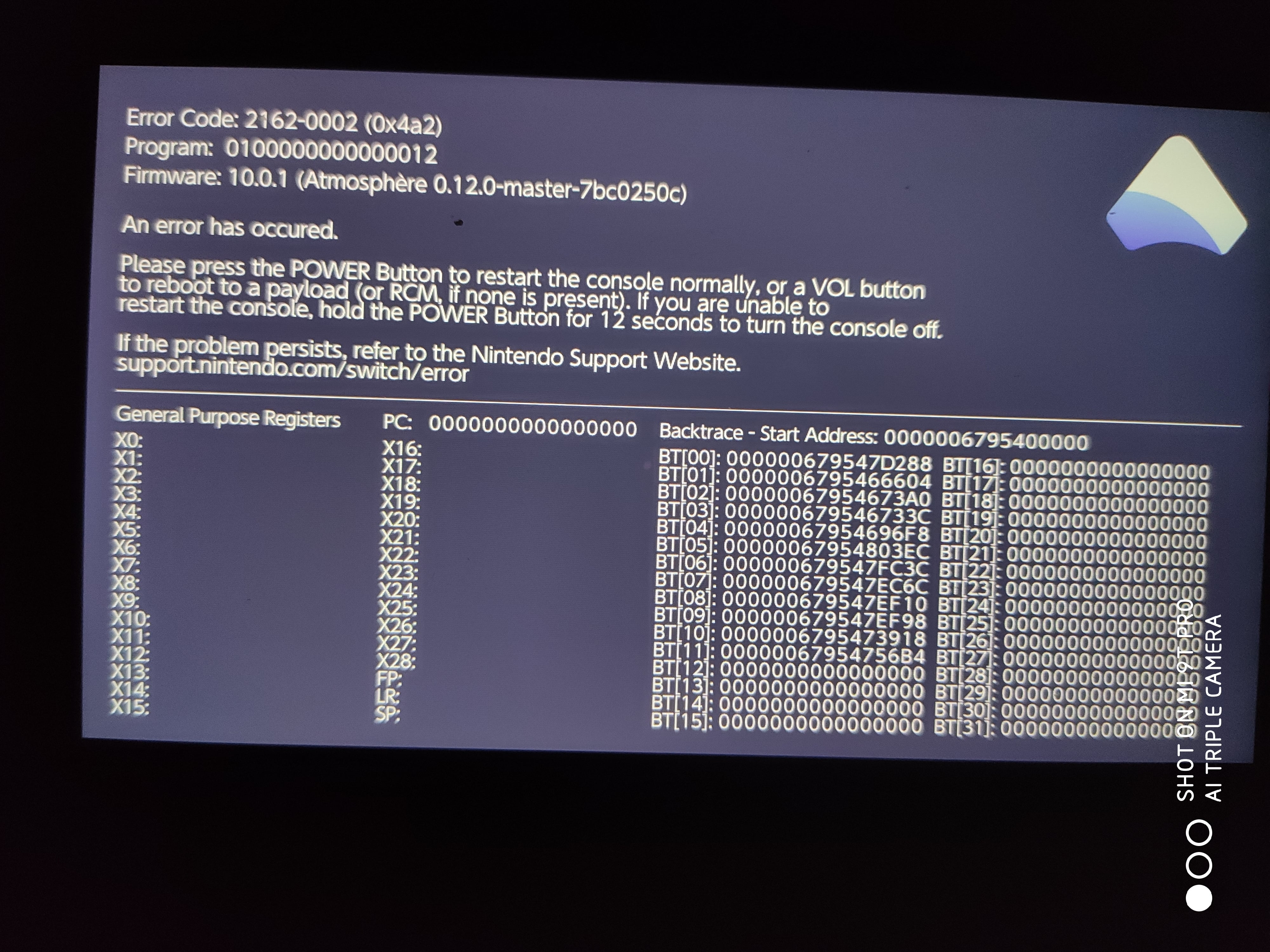 Bug Report - ERROR CODE 2162-0002 AT LAUNCH · Issue #347 ...