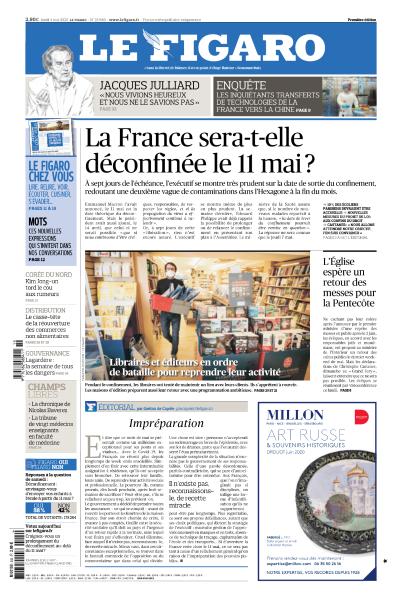 Le Figaro Du Lundi 4 Mai 2020