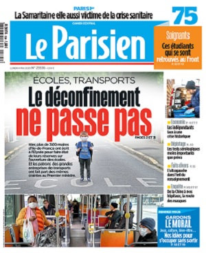  Le Parisien Du Lundi 4 Mai 2020
