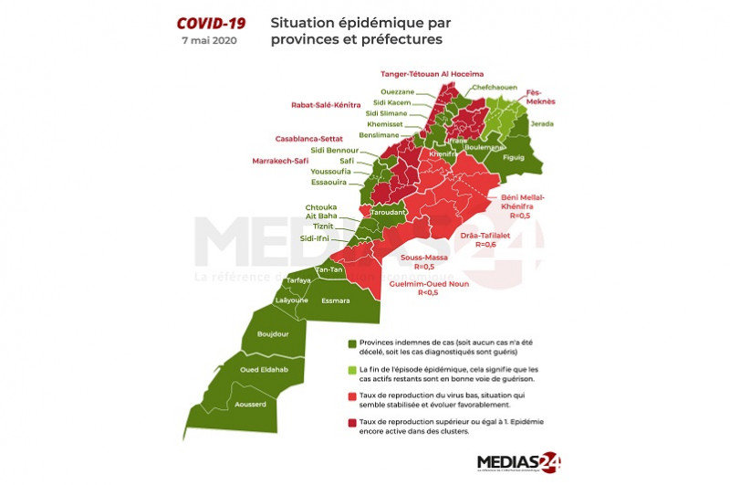 Maroc - le coronavirus au 07 mai dans les provinces... Yfz7