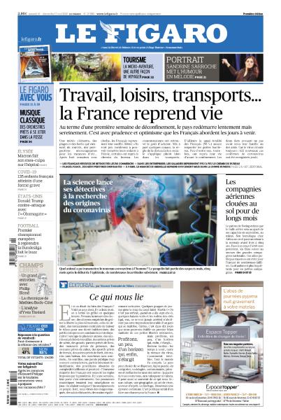  Le Figaro Du Samedi 16 & Dimanche 17 Mai 2020