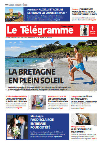  Le Télégramme (4 Éditions) Du Dimanche 17 Mai 2020