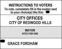 ▽ élection du maire de Redwood Hills Mweb