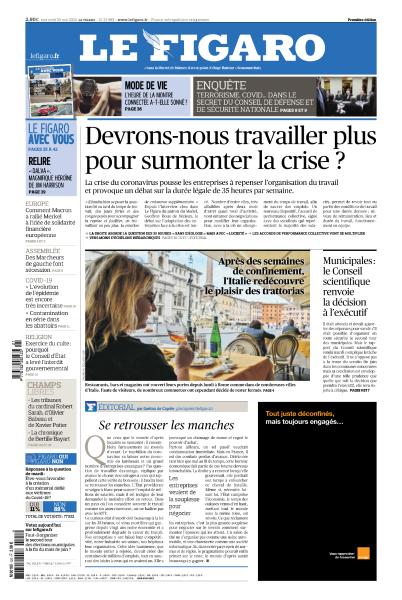 Le Figaro Du Mercredi 20 Mai 2020