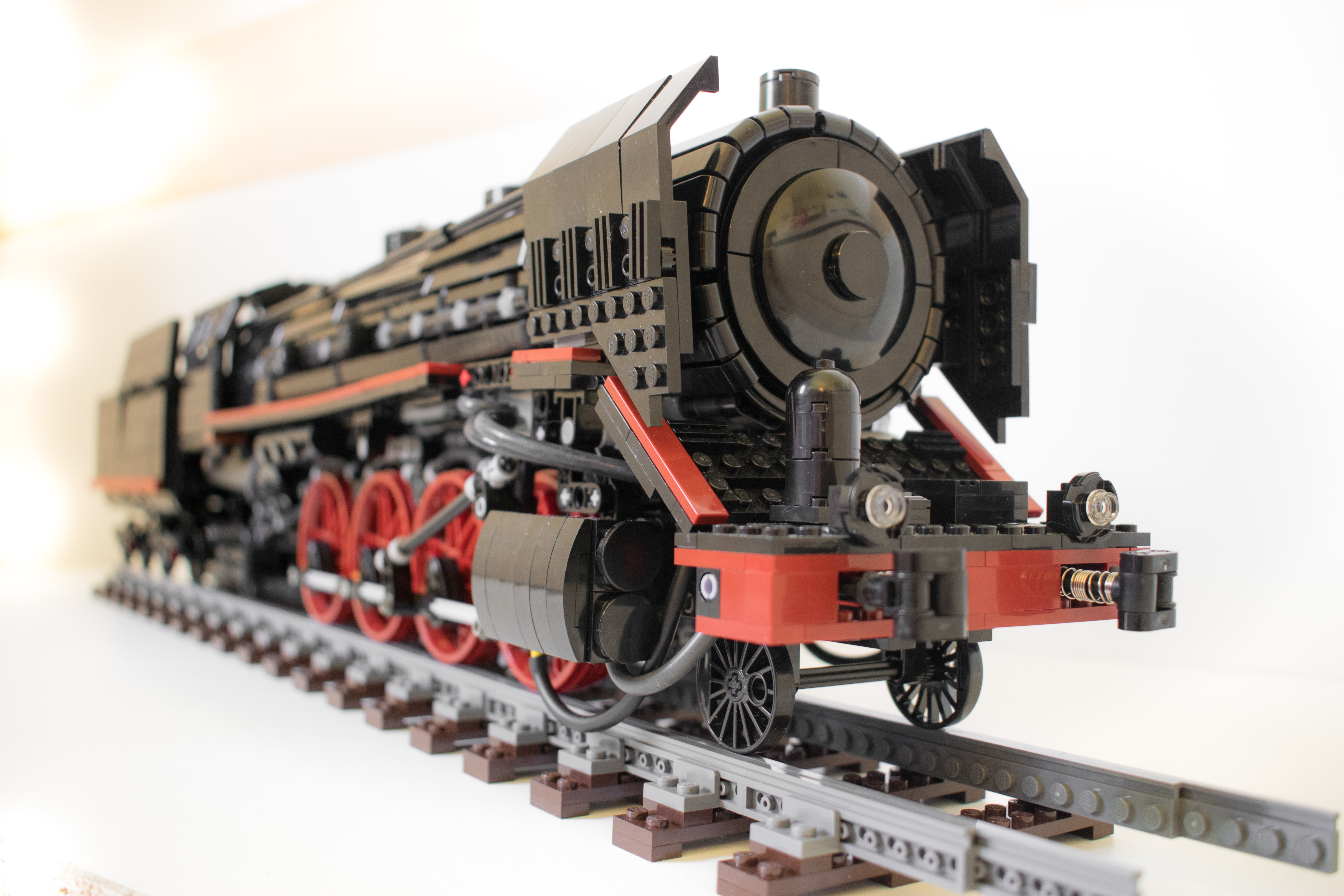 1x Lego Dachstein Black 6x6 Slash Stone 33 ° Brick Train Railway 4509