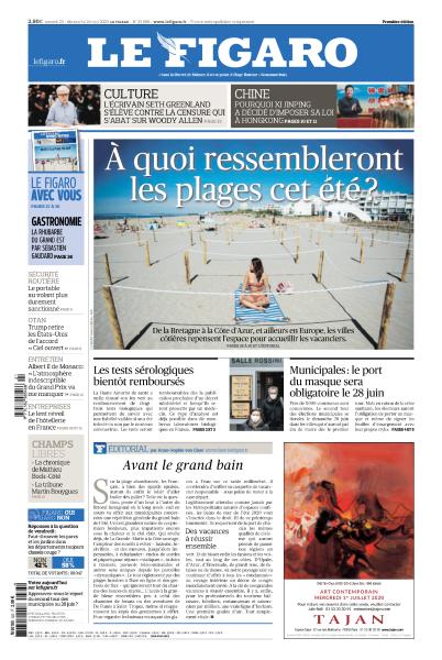 Le Figaro Du Samedi 23 & Dimanche 24 Mai 2020