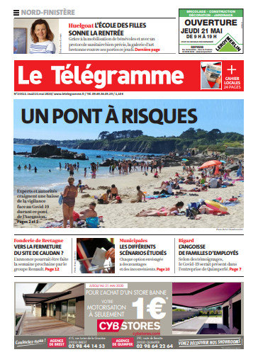 Le Télégramme (3 Éditions) Du Jeudi 21 Mai 2020