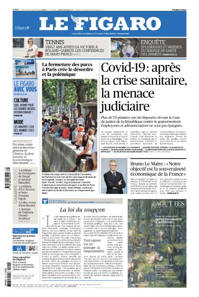 Le Figaro & 3 Supplément spécial Du Vendredi 22 Mai 2020