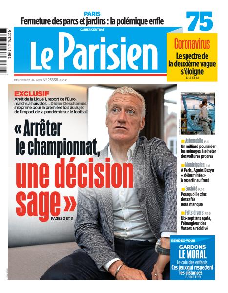 Le Parisien Du Mercredi 27 Mai 2020