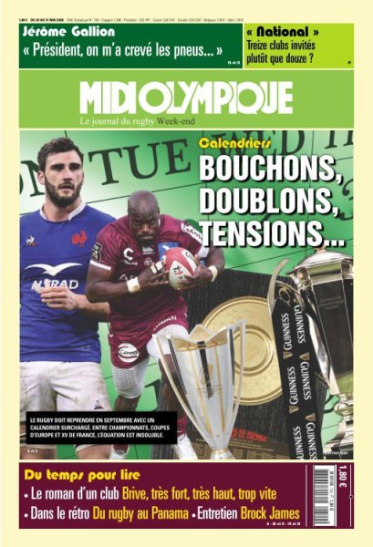 Midi Olympique Vert Du Vendredi 29 Mai 2020