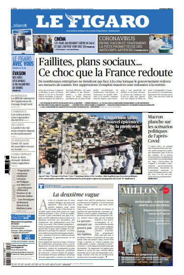 Le Figaro Du Mardi 26 Mai 2020