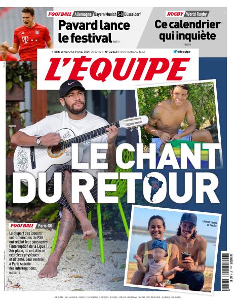 L’Équipe Du Dimanche 31 Mai 2020