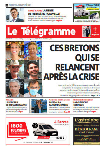 Le Télégramme (3 Éditions) Du Samedi 30 Mai 2020