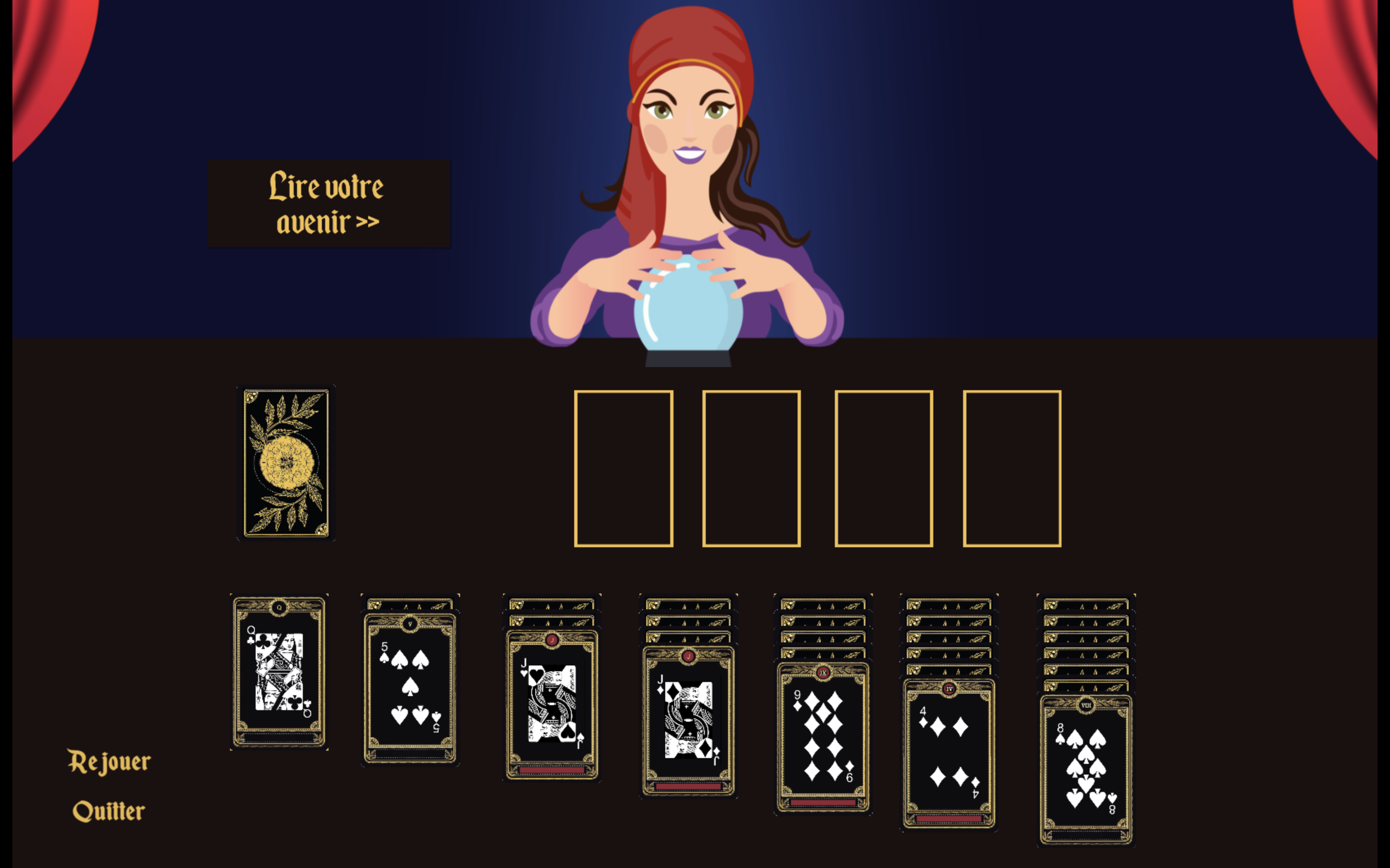 GitHub - roxyvallee/Solitaire_Game: Math project in IMAC 2 : Solitaire game