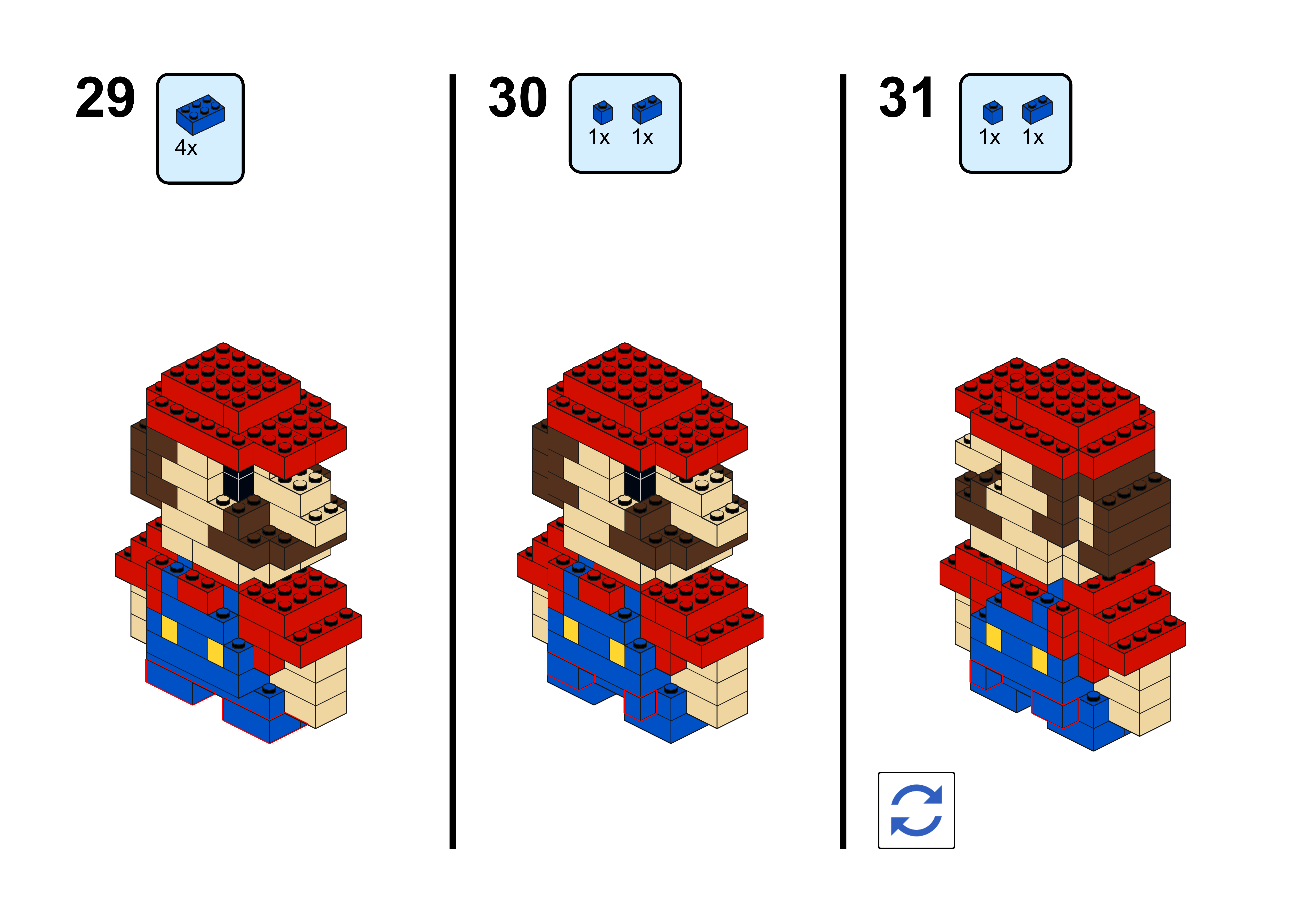 Lego Custom Instructions Mario 3D