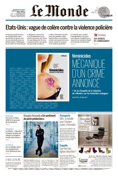 Le Monde du Dimanche 31 Mai & Mardi 2 Juin 2020