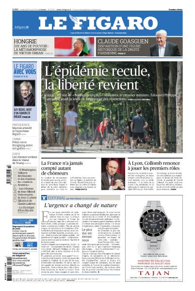 Le Figaro & 3 Supplément spécial Du Vendredi 29 Mai 2020