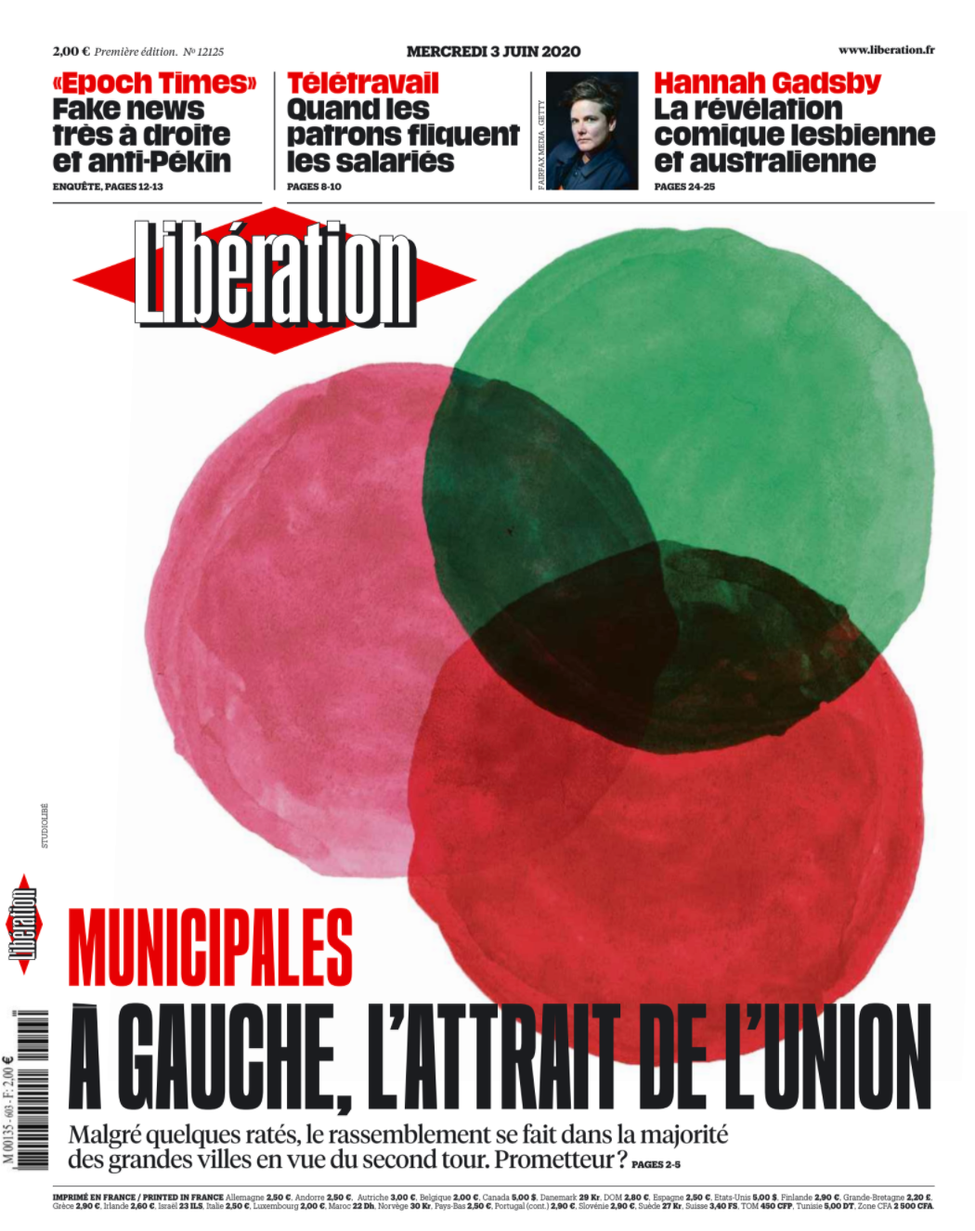 Libération Du Mercredi 3 Juin 2020