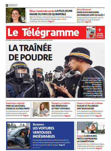 Le Télégramme (3 Éditions) Du Jeudi 4 Juin 2020