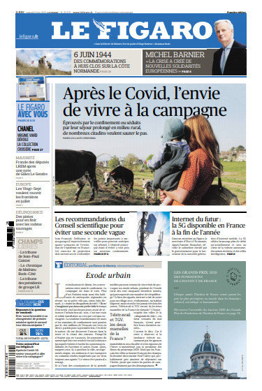 Le Figaro Du Samedi 6 & Dimanche 7 Juin 2020