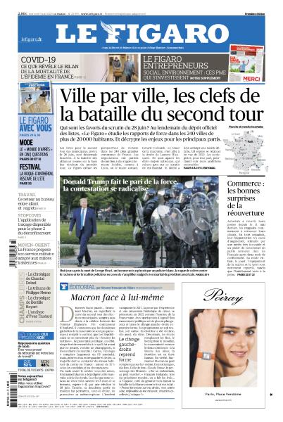 Le Figaro Du Mercredi 3 Juin 2020