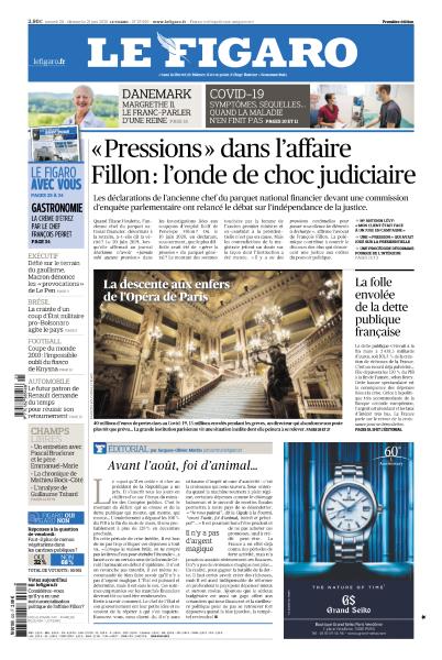 Le Figaro Du Samedi 20 & Dimanche 21 Juin 2020