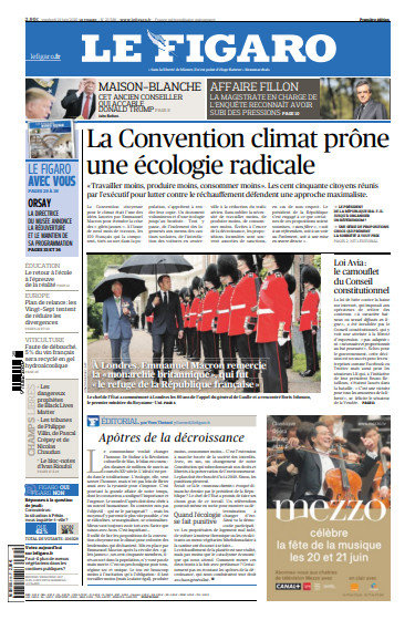 Le Figaro & 3 Supplément spécial Du Vendredi 19 Juin 2020
